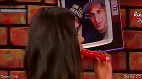 Claudia Ramirez en La Ruleta de La Noche es Mia