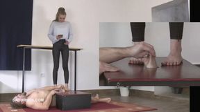 Bonnie Dolce gives a happy anding cbt to his slave PP Long wmv