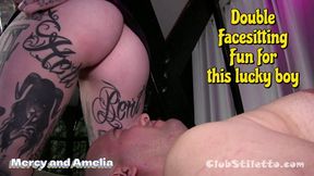 Double his Face Sitting Fun