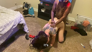 She submits to her new masked master and becomes a Star Wars Outlaws parody