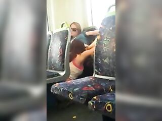 Lesbians caught in the train