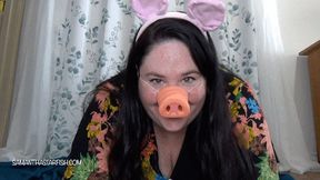 Porker Piggy Girl Want You In Her Pooper!
