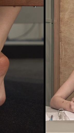 Leya's ticklish adventures, foot tickling, upper body tickling and foot licking