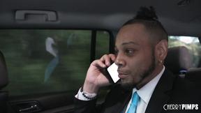 ”Horny Chauffeur Judy Jolie Wants Donny Sins Big Black Meat After Driving Him Hom”