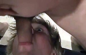 Fucking the twink's mouth and cumming on his face