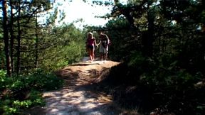 Insatiable Blonde MILF Rides Hard in Forest Encounter