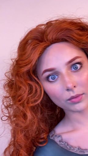 Non-nude cosplay with big cute boobs on TikTok