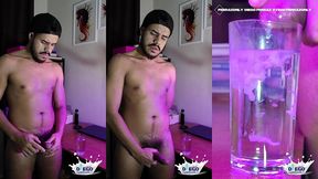 cumming in the water and swallowing every drop