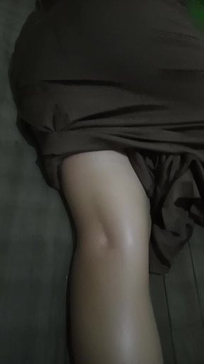Smooth White Young Widow Massage