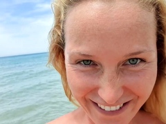 Curly Blonde Teen Records Solo Dildo Masturbation More at