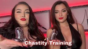 Chastity training for our slut POV