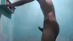 Big dick handjob masturbation