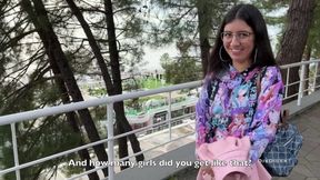 Katty West In Picked Up A Cutie On The Street, Fucked And Cum On Her Glasses