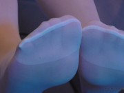 Mistress legs in white pantyhose TRAILER