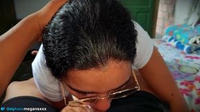 My stepsister gives me an oral rite with honey