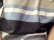 Hot young indonesian's morning solo jerk off in hotel bathroom and cum hard