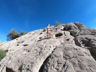 Anita Blue Rock Climbing