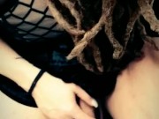 Sissy Rubs Cock on Toilet and Cums!