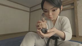 Giantess Growth Potion + Tiny Man POV – Ballbusting, Karate, Dick Stomp & Vore