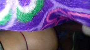 Aunty's Pussy Fucking Inside the Lotus at Night