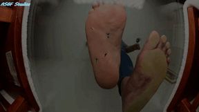 Giant Latina with wide soles FAT SOLE POV CRUSH, GIANTESS - MP4