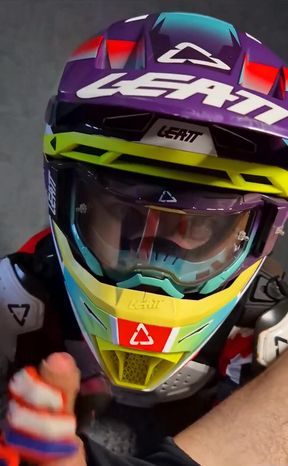 Sucked My Boyfriend off Sweetly While Wearing His Moto Gear