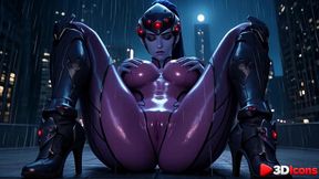 dressed in a sexy, latex black widow cosplay costume, she surrendered herself completely to me on the building s rooftop.[ai]