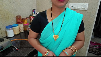 Hot indian bhabhi dever fucking in kitchen