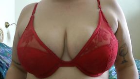 Vends-ta-culotte - Luscious French amateur woman tortures her big natural tits