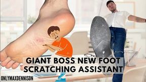 macrophilia - giant bosses new foot scratching slave