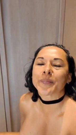 Swallowing Cum From Condom
