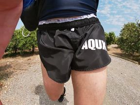A Biker Catches Me Running with My Dick Out