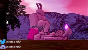 bunny trying to get a carrot - roblox animation