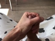 DRINKING BEER PLAYING WITH MY BIG DICK