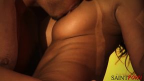 Lucy Belle Takes a Load on Her Chest