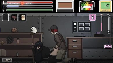 The girl protects me from ghosts, in return I fill her pussy with sperm. part 2