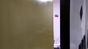 Husband spies on young neighbor pounding me inside