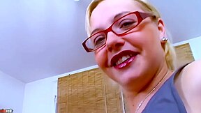 Anal Screw In The Office With The Little Golden-haired Maeva Blue