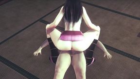 nezuko kamado is very horny today - demon slayer hentai parody