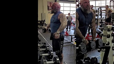 Killing it in the gym today!