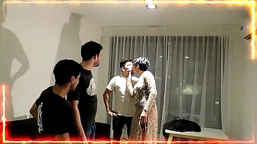 vinieron unos amigos y nos cojimos a la vecina , perla lopez ( parte 1 )