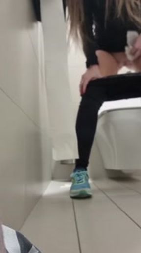 Public TOILET AT GYM WHAT I DO AFTER GYM BEHIND CLOSE DOOR WHEN OTHERS ARE WAITING ON ME