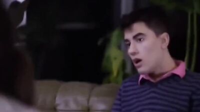 Busty Painting Teacher loves young cocks