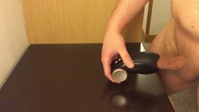 Triple Cumshot in My Hotel Room Using Fun Factory Glans Vibrator