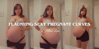 Flaunting Sexy Pregnant Curves