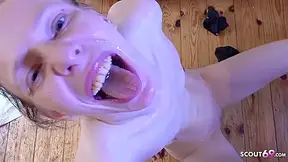 Ugly German Anorexic Mature Wife Get Asshole Fucked Before Swallow Piss