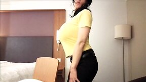 Yolana Demontfort CD TV Strips And Jerks White Dildo