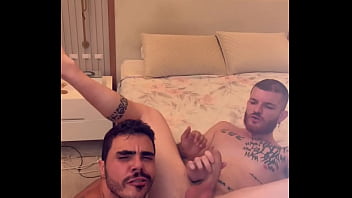 Carmona e Marcelo Debian os agroboys numa brotheragem quente