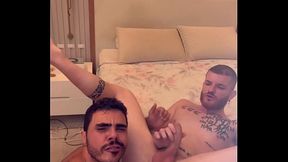 Carmona e Marcelo Debian os agroboys numa brotheragem quente