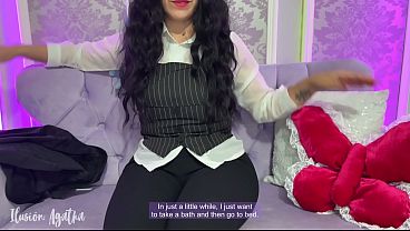 Roleplay: Despu&eacute_s de un d&iacute_a pesado en la oficina solo quiero relajarme contigo cont&aacute_ndote mi dia mientras te provoco demasiado